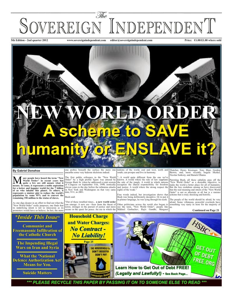 Front page — April 2012 · Edition 5